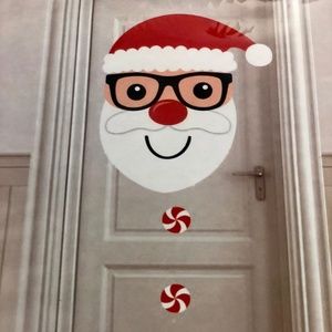 HAPPY HOLIDAYS Christmas Santa Clause Front Door